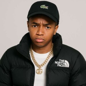 BabyChiefDoit Wearing Branded Products