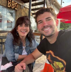 Ben with his mother Susie Johnson