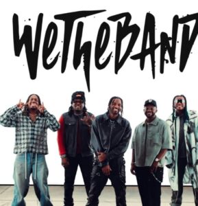 Harv with We The Band members