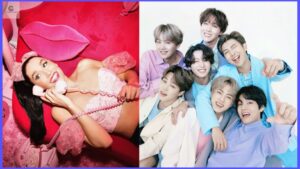 Jenna Andrews with BTS