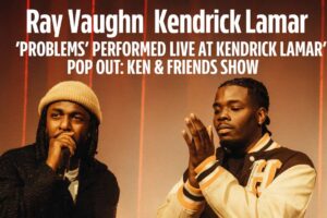 Ray Vaughn with Kenrick Lamar Performing Together