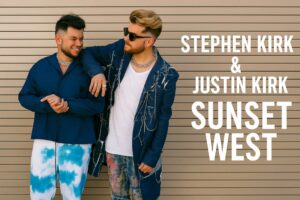 Stephen with his brother Justin Kirk